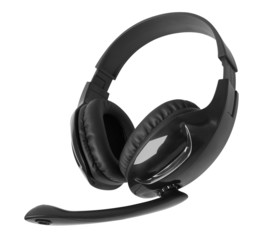 Headphones with a microphone