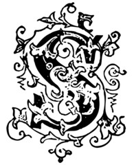 Vintage Floral Alphabet