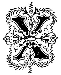 Vintage Floral Alphabet