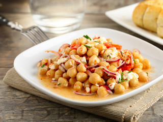 Kichererbsensalat - chick pea salad