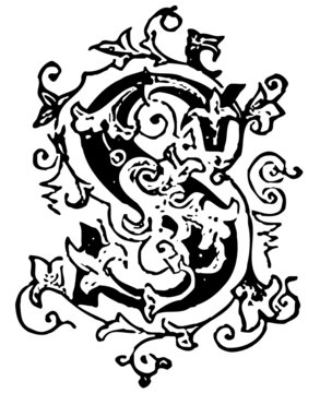 Vintage Floral Alphabet