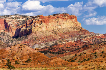 Sandstone Mountain Capitol Reef National Park Utah