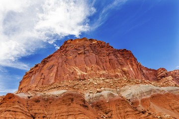 Sandstone Mountain Capitol Reef National Park Utah