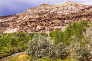 ountain Fremont River Capitol Reef National Park Utah