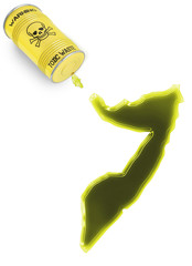 Toxic waste in the shape of Somalia (series)