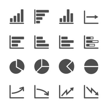 infographic and chart icon set 3, vector eps10