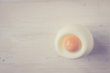 Egg hard-boiled