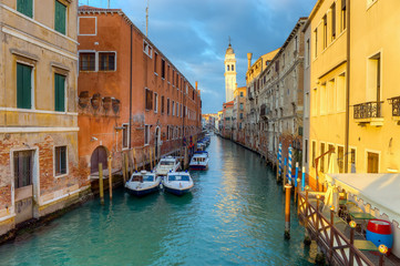 Fototapeta na wymiar Rio dei Greci canal, Venice, Italy