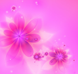 Pink  background