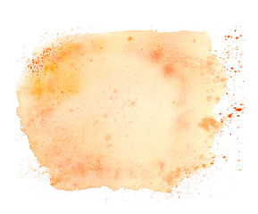 Orange watercolor background