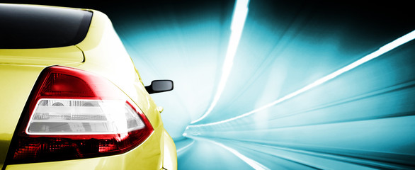 Car on road
