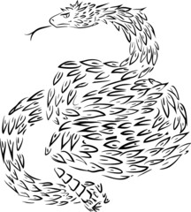 Sketch of Quetzalcoatl