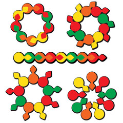 geometric info graphic elements-illustration