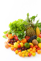 新鮮な野菜と果物