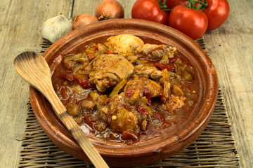 poulet basquaise