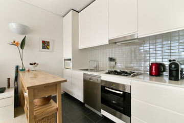 modern kitchen interior