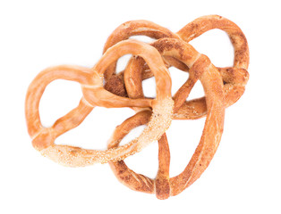 Knot-shaped biscuits