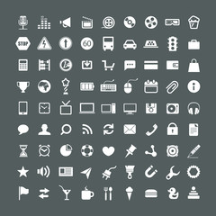 Web application icons collection