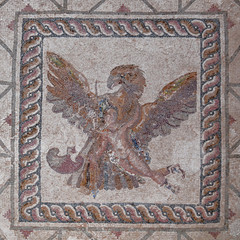 mosa&iuml;que , de la maison de Dyonisos &agrave; Paphos  (Chypre )