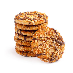 cookies on a white background
