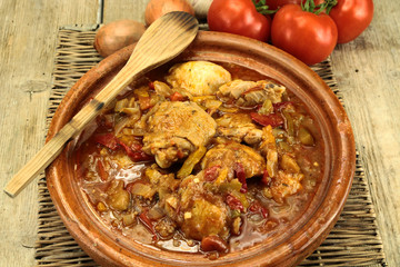 poulet basquaise