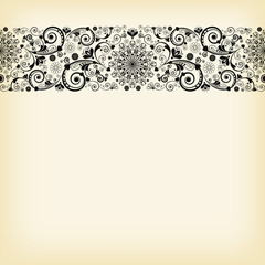 vector vintage floral  background