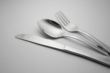 spoon, knife and fork