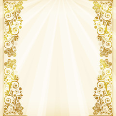 vector vintage floral  background