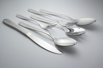 spoon, knife and fork