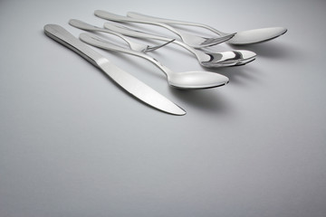 spoon, knife and fork