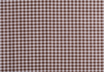 brown fabric into the cell