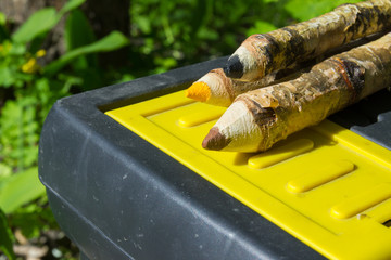 wooden pencils