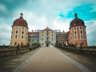 Fototapeta na wymiar View of Castle Morizburg in Germany