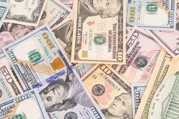 different dollar bills