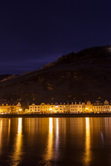 Obraz premium Weinberg bei Nacht