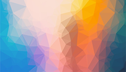 Fototapeta premium Low Poly geometric abstract backgroud for brochure layout