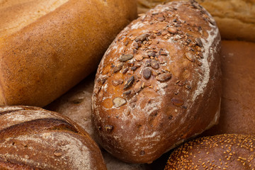 Bread with pumpkin seeds