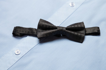 Black bow tie