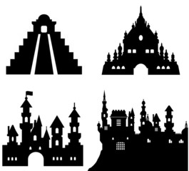 Monuments en 4 icônes