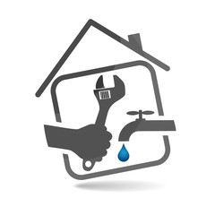 Plumbing service vector