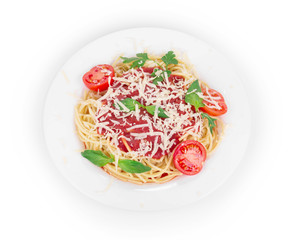 Pasta with tomato sauce