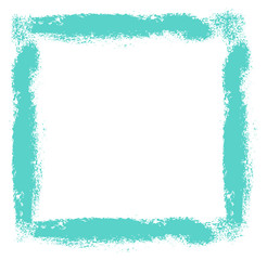 Rough Brush Strokes Frame Vector