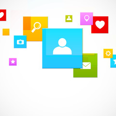 Social media concept