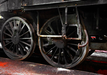 Part of an old industrial train