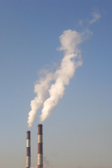 Two Smoking Chimneys