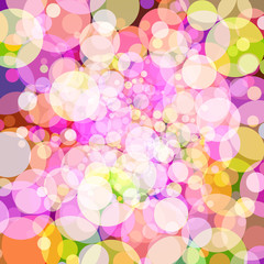 Abstract background with colorful circles. Raster 5