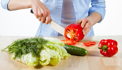 Salad preparation