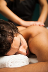 Man having a massage
