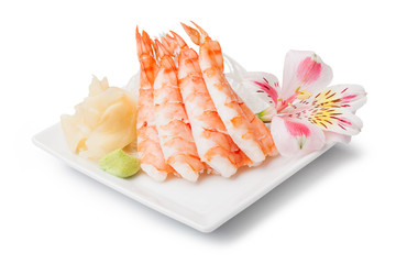 shrimp sashimi