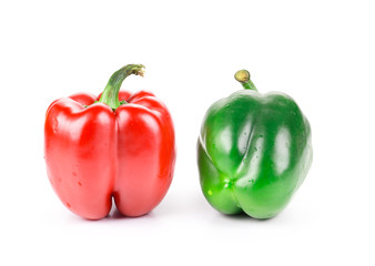 Sweet red and green pepper.